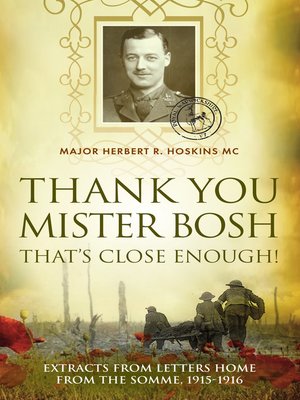 cover image of Thank You Mister Bosh That's Close Enough!